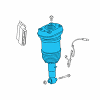 OEM BMW X7 AIR SPRING STRUT, REAR LEFT Diagram - 37-10-6-869-039