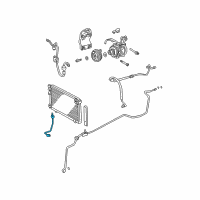 OEM 2006 Lexus RX330 Pipe, Cooler Refrigerant Discharge, A Diagram - 88705-0E010