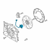 OEM Hyundai Genesis Motor Assembly Diagram - 25386-B1280