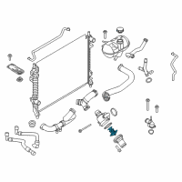 OEM 2015 Ford Mustang Thermostat Diagram - BR3Z-8575-D