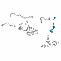 OEM 2017 Lexus IS350 Sensor, Oxygen Diagram - 89465-53300