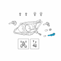 OEM 2015 Scion tC Socket Diagram - 81125-13390