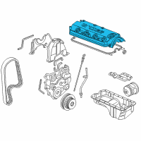 OEM 2002 Honda Accord Cover, Cylinder Head Diagram - 12310-PAA-L00