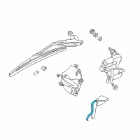 OEM 2001 Dodge Durango Hose-Washer Reservoir Diagram - 55077206AD