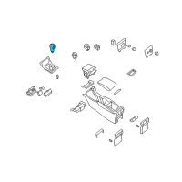 OEM 2009 Infiniti EX35 Knob Assembly-Control Lever Auto Diagram - 34910-1BA2B