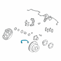 OEM 2008 Toyota Land Cruiser Brake Hose Diagram - 90947-02F37