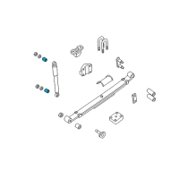 OEM Nissan Xterra Bush-Shock Absorber Diagram - 56119-0B000