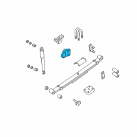 OEM 2004 Nissan Xterra Dynamic Damper Assy-Rear Suspension Diagram - 55490-4S100