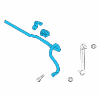 OEM Buick Envision Stabilizer Bar Diagram - 23396600