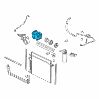 OEM Ford Ranger Compressor Diagram - HU2Z-19703-T