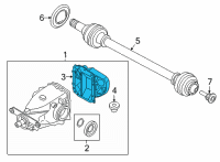 OEM 2020 BMW M340i TRANSMISSION COVER Diagram - 33-11-7-953-408