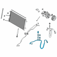 OEM 2017 Ford F-150 Discharge Line Diagram - HL3Z-19972-K