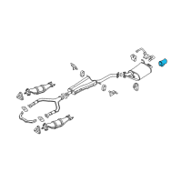 OEM 2004 Infiniti G35 Diffuser Assy-Exhaust Diagram - 20080-5L300