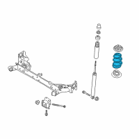 OEM 2014 Nissan Juke Spring - Rear Suspension Diagram - 55020-1KA4B