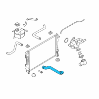OEM 2010 Lincoln MKZ Inlet Hose Diagram - 7T4Z-8A505-DB