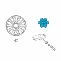 OEM 2009 Lexus LX570 Ornament Sub-Assy, Wheel Hub Diagram - 4260B-60060