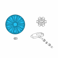 OEM 2010 Lexus LX570 Wheel, Disc Chrome P Diagram - 4261A-60010