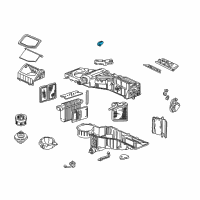 OEM 2002 Chevrolet Tahoe Actuator Diagram - 52474810