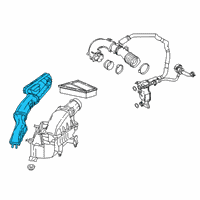 OEM Infiniti Air Duct Diagram - 16554-5DD0A