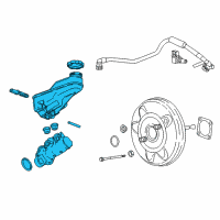 OEM 2018 Buick Regal Sportback Master Cylinder Diagram - 84118577