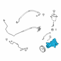 OEM 2012 BMW 535i GT Power Steering Pump Diagram - 32-41-6-794-350