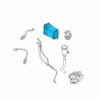 OEM 2005 Dodge Dakota Vapor Canister Diagram - 52013205AA