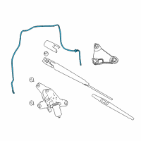 OEM 2017 Dodge Durango Hose-Windshield Washer Diagram - 68275596AA