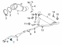 OEM BMW X6 Transmission Bracket Diagram - 18-20-8-683-823