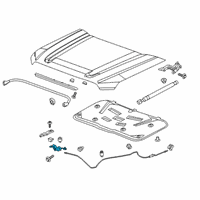 OEM GMC Sierra 1500 Latch Diagram - 84805445