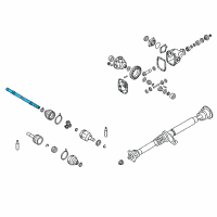 OEM 2015 Nissan GT-R Shaft-Front Drive, RH Diagram - 39205-JF00B