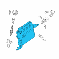 OEM 2012 Toyota Prius ECM Diagram - 89660-47514