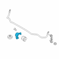 OEM 2015 BMW 528i xDrive Right Stabilizer Bar Bracket Diagram - 33-50-6-869-960