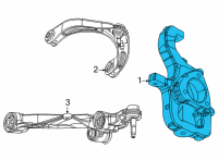 OEM 2022 Jeep Grand Wagoneer Front Diagram - 68403782AA