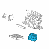 OEM 2020 Acura RLX Motor Assembly, Fan Diagram - 79310-TY2-A01