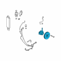 OEM 2021 Nissan NV2500 Pump Assy-Power Steering Diagram - 49110-EZ30B