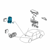 OEM 2001 Honda Accord Fuse Box Diagram - 38210S84A00