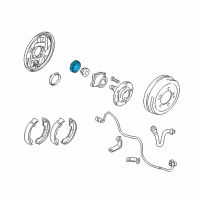 OEM 1997 Dodge Avenger Brake Rotor Diagram - MR249451