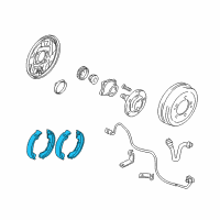 OEM 2005 Dodge Stratus *Shoekit-Brake Diagram - MB950211