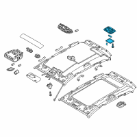 OEM 2016 Hyundai Santa Fe Lamp Assembly-Luggage Compartment Diagram - 92620-1U001-OM