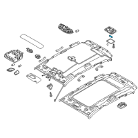OEM 2015 Hyundai Santa Fe Sport Bulb Diagram - 18645-10009-N
