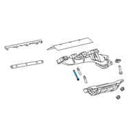 OEM 2019 Ram 3500 Bolt-Hex FLANGE Head Diagram - 6512788AA