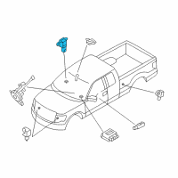 OEM 2014 Ford F-150 Side Sensor Diagram - BL3Z-14B345-A