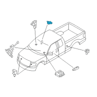 OEM Ford F-150 Occupant Module Diagram - 9L3Z-14B056-B