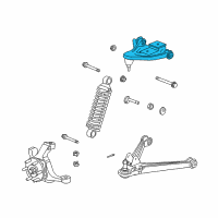 OEM 2005 Dodge Viper Upper Control Arm Diagram - 5290277AE