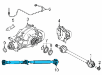 OEM 2020 BMW X7 DRIVE SHAFT AUTOMATIC TRANSM Diagram - 26-10-8-487-412