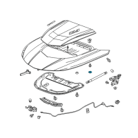 OEM 2018 Chevrolet Camaro Hood Plug Diagram - 22772956