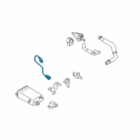 OEM 2010 Kia Rio5 Oxygen Sensor Assembly Diagram - 3921022610