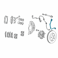 OEM 2011 Dodge Durango Hose-Brake Diagram - 52124734AI