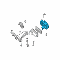 OEM Nissan Air Cleaner Cover Diagram - 16526-9N00A