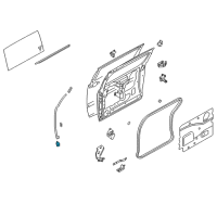 OEM 2009 Nissan Quest Male-DOVETAIL, Lower Diagram - 82474-ZF00A